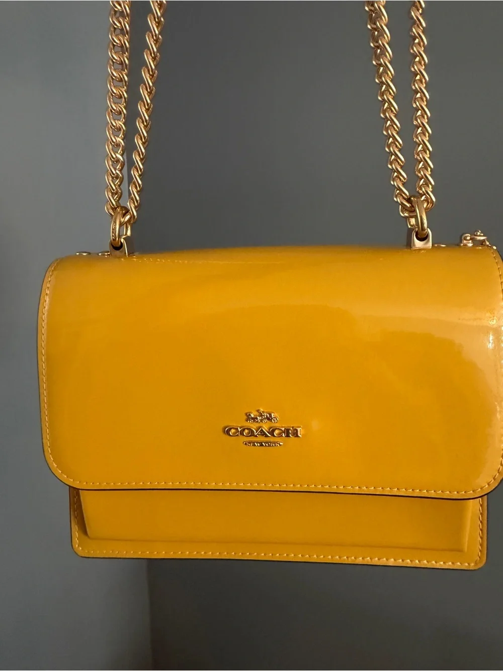 Coach Patent Leather Crossbody Klare
